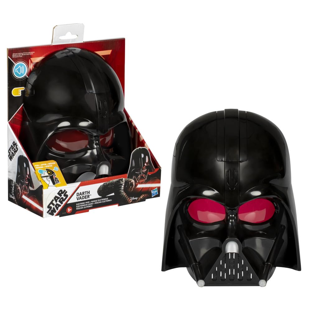 Star Wars Darth Vader mask front view for immersive roleplay adventures