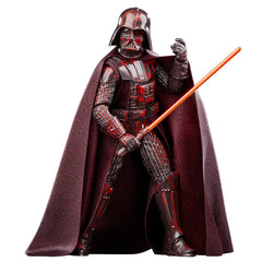 STAR WARS The Black Series Darth Vader poster deco figure for shelf display.
