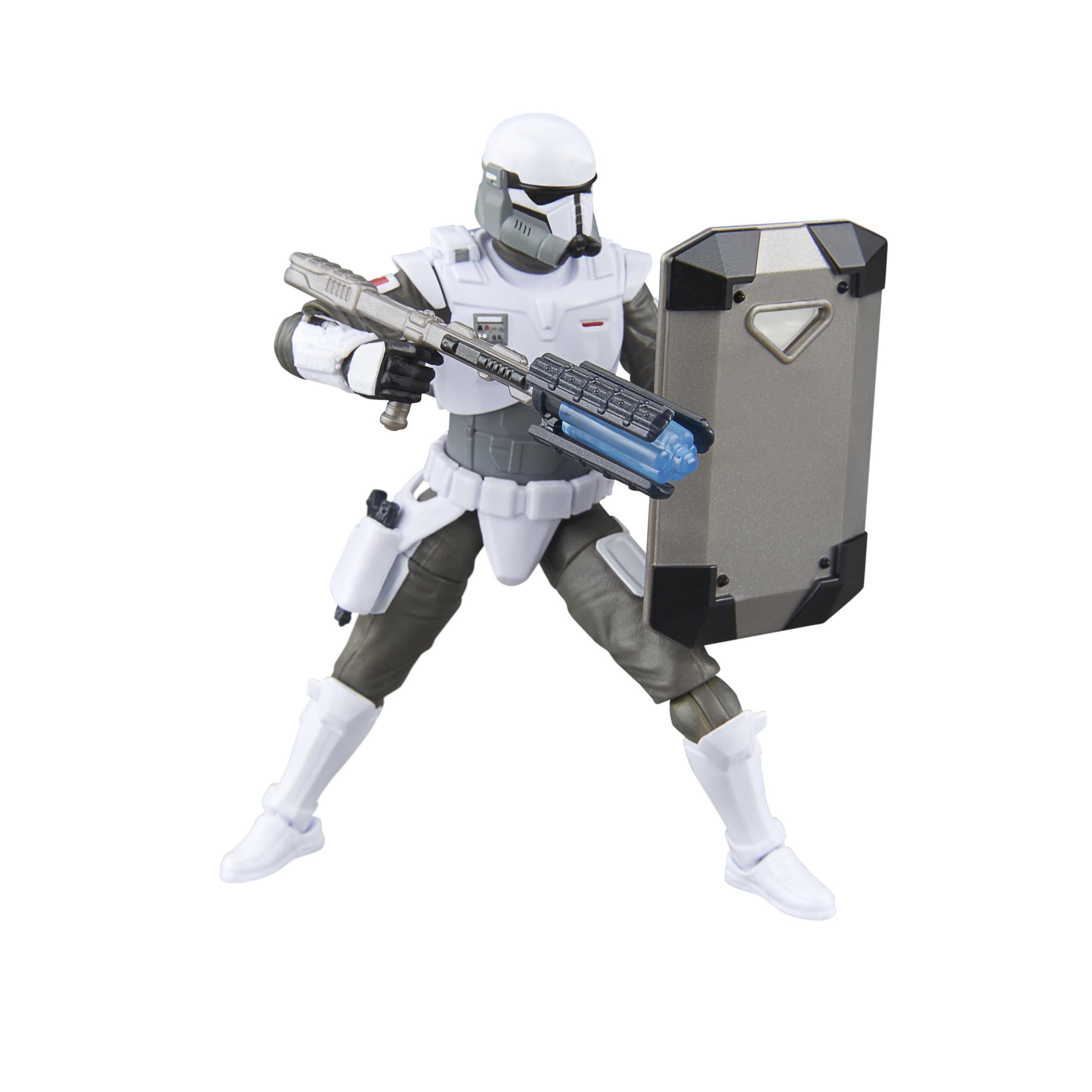 Elite trooper armor showcases Imperial design in a highly detailed figure