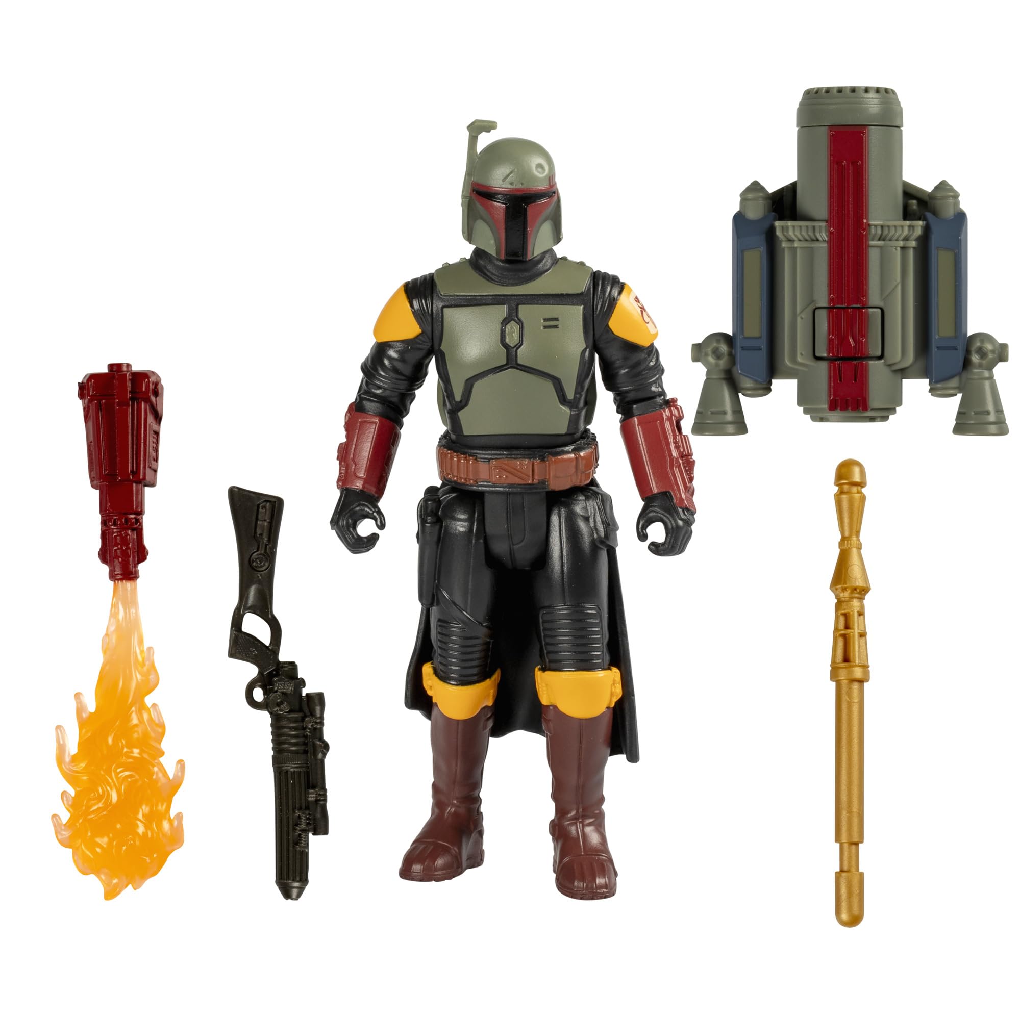 STAR WARS Boba Fett figure front view for imaginative playtime