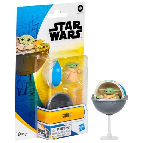 Grogu poseable toy with hover pram ideal for imaginative play sessions.