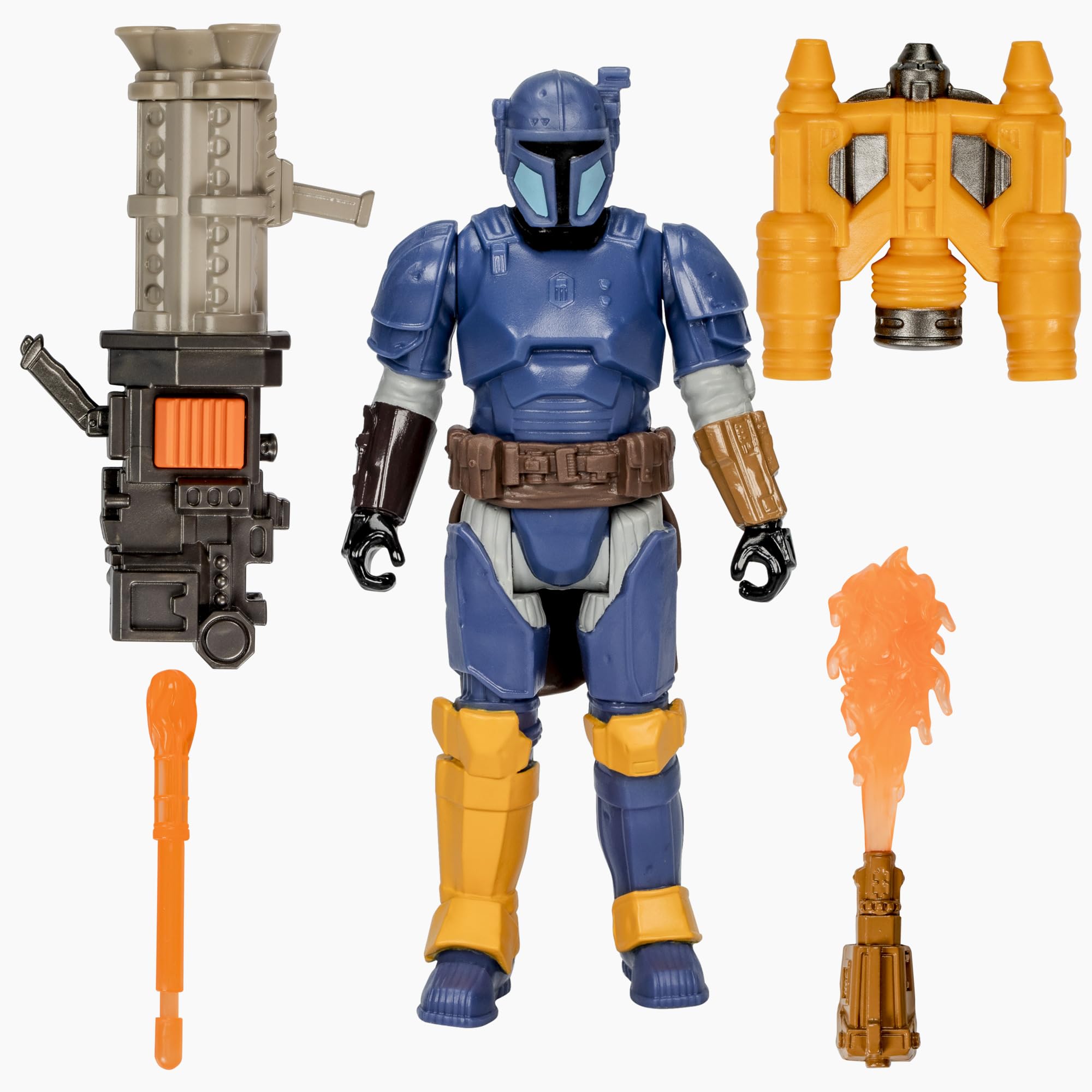 STAR WARS Paz Vizsla deluxe figure front view for imaginative play and display