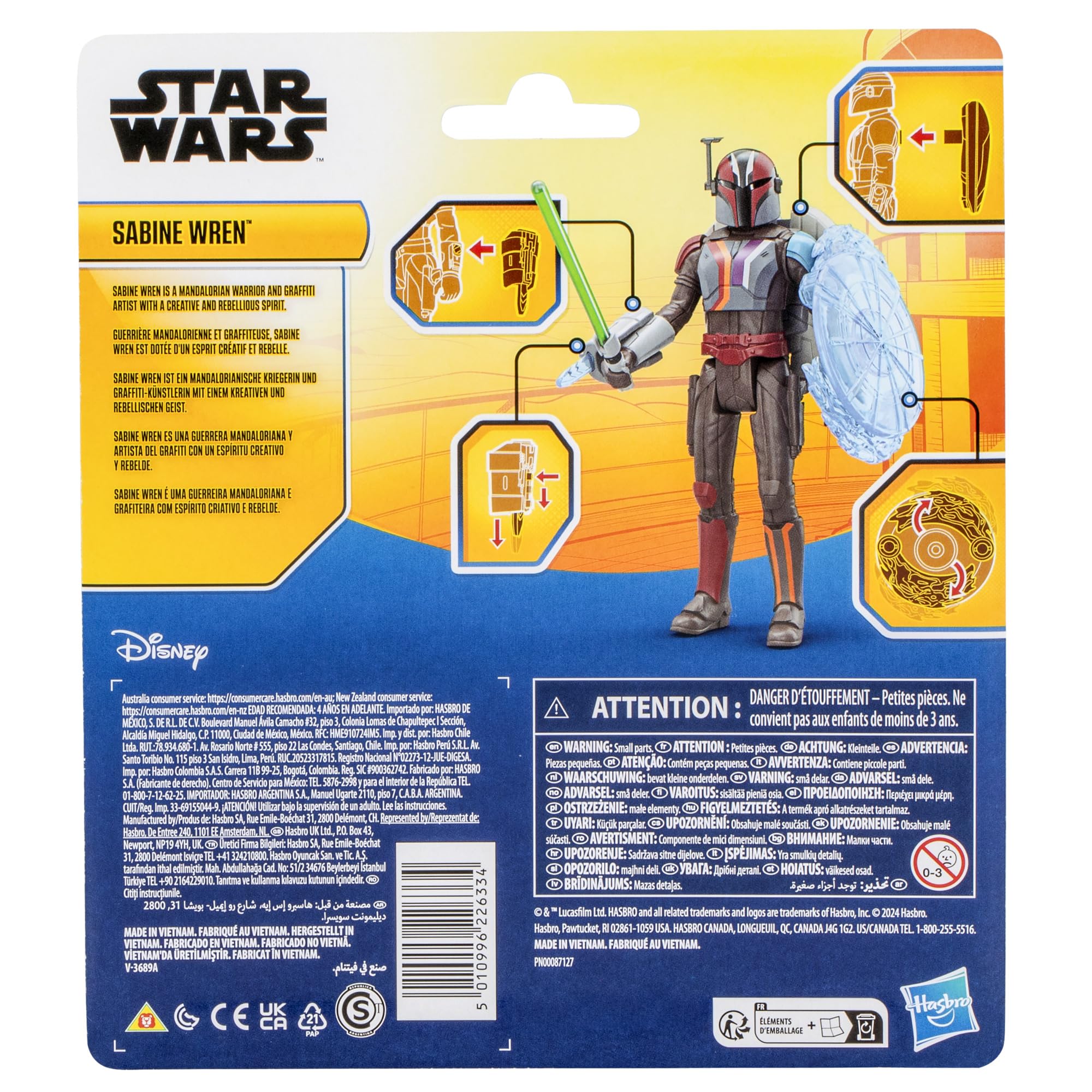 STAR WARS Sabine Wren vibro blade gauntlet for close combat