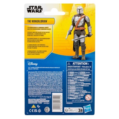 Star Wars Epic Hero Series Mandalorian articulation details enable lifelike poses.