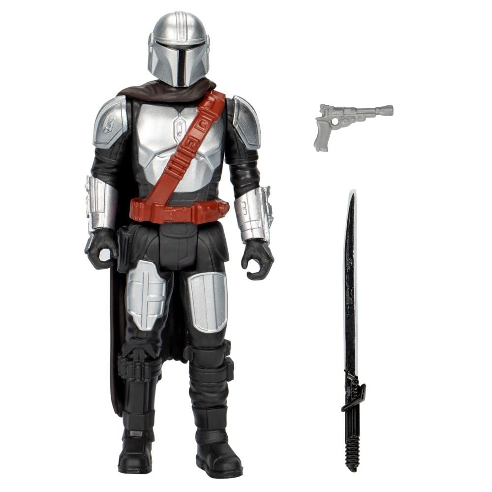 Star Wars Epic Hero Series Mandalorian figure with full poseability for dynamic play.