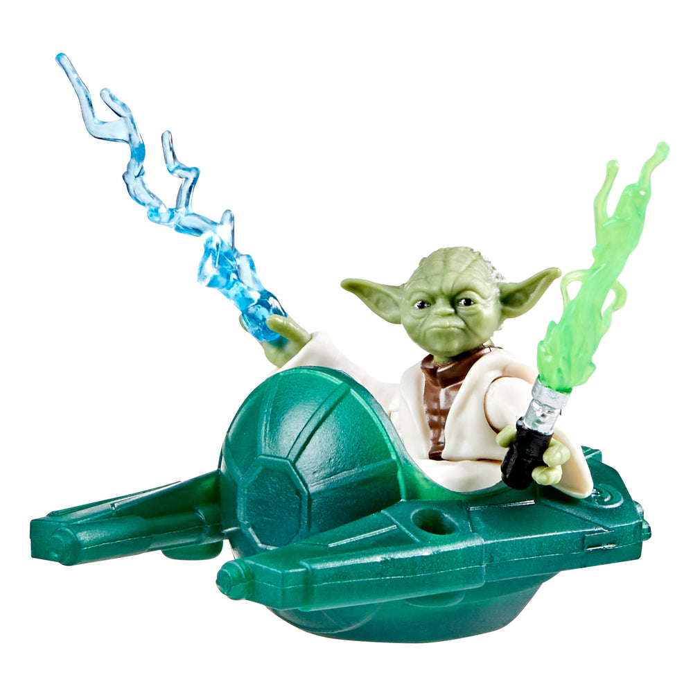 Green lightsaber accessory for Yoda figure enhances pretend combat