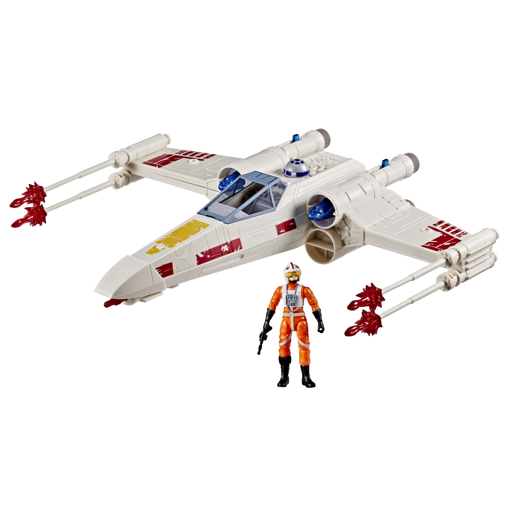 STAR WARS Epic World of Action Luke Skywalker X-Wing front view for cockpit play