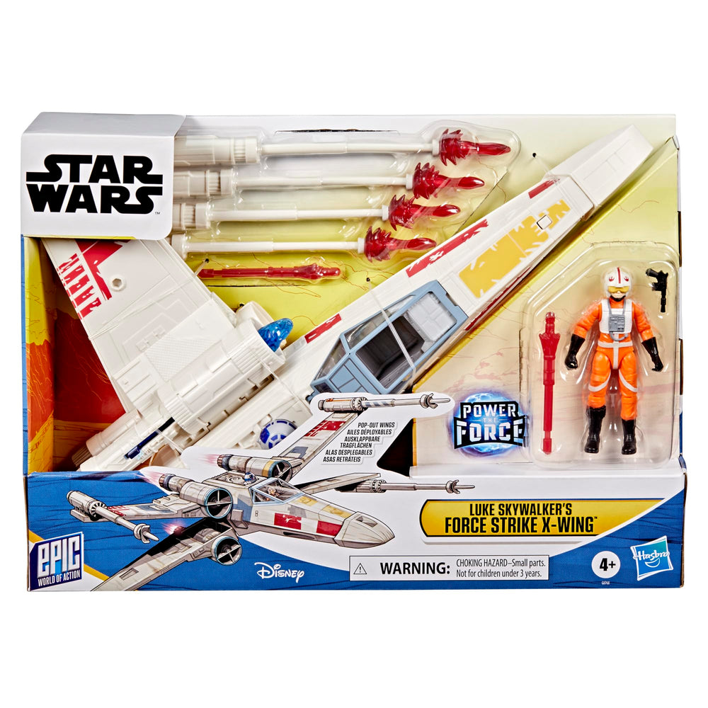 STAR WARS Epic World of Action X-Wing wings spread in battle position