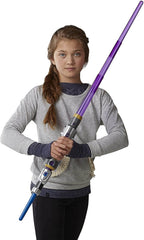 Star Wars Forces of Destiny light dagger attachment connects to the hilt for dual blade play