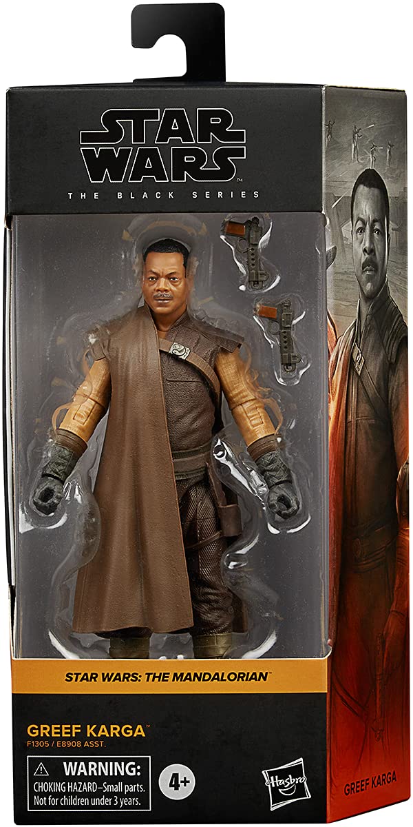STAR WARS Greef Karga display-ready figure with collectible appeal.
