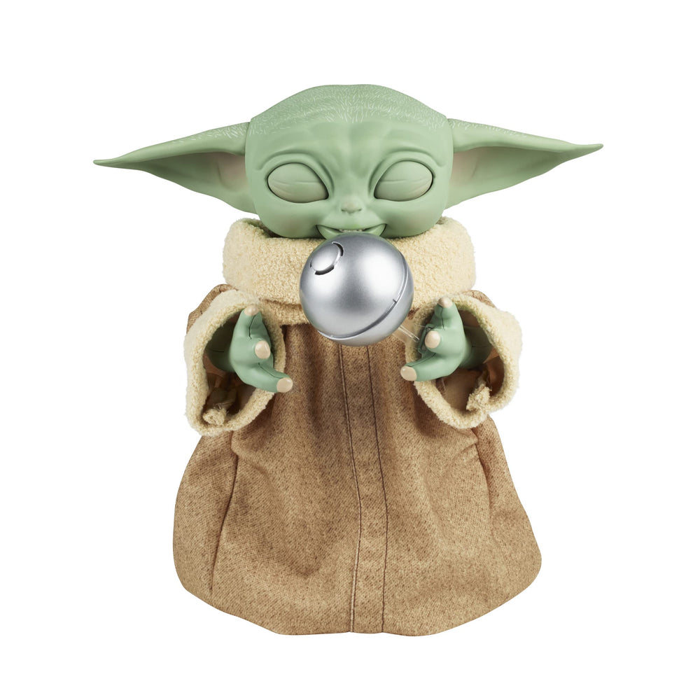 STAR WARS Grogu performs a two-handed Force move inspired by Mandalorian scenes