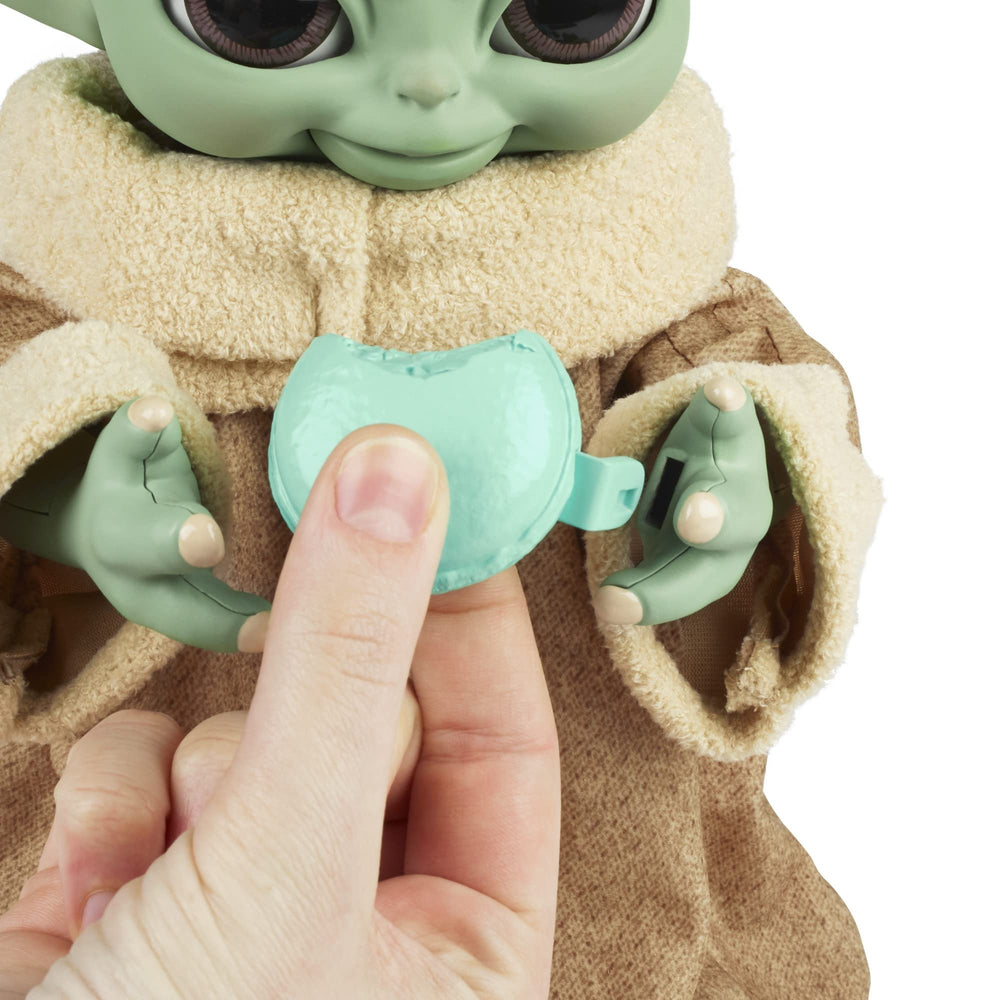 STAR WARS Grogu's premium soft robe adds a cozy, premium feel
