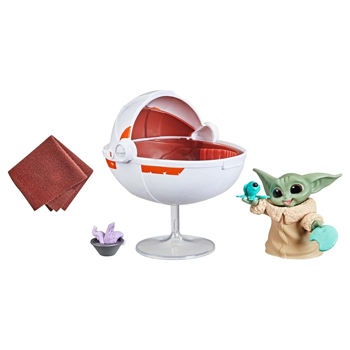 STAR WARS Grogu hover-pram pack front view for display and imaginative play.