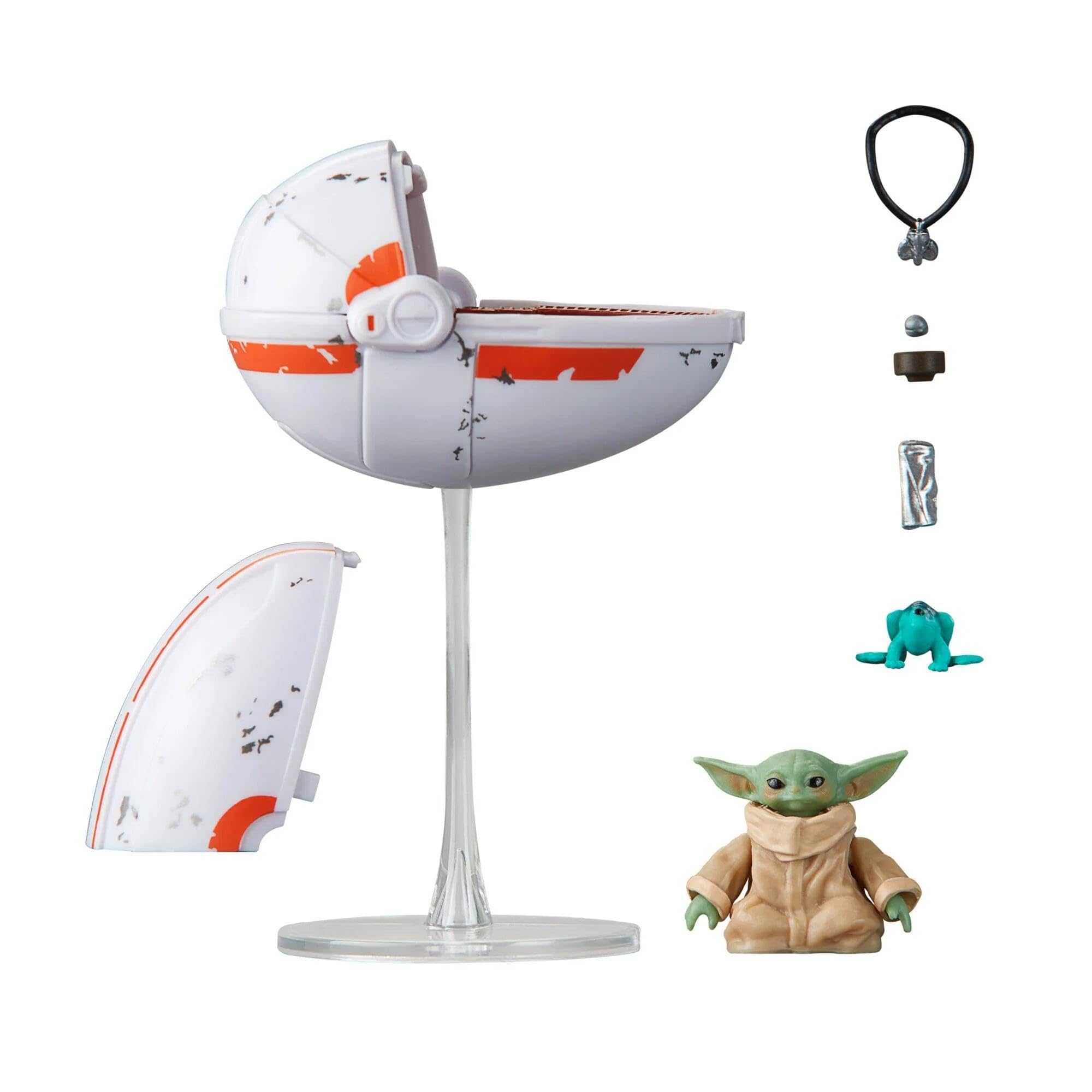 Star Wars Grogu face close-up captures intricate deco and character likeness.