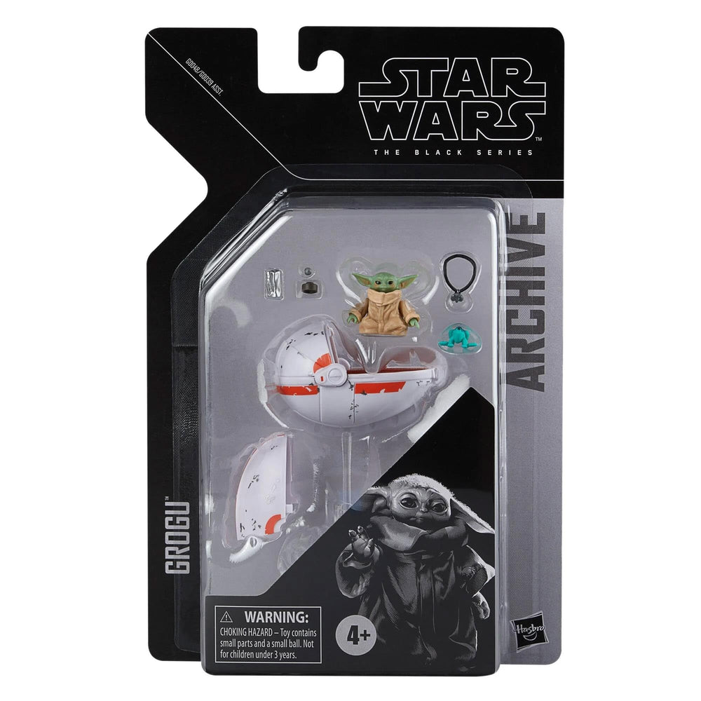 Star Wars Grogu pram stand and pram for dynamic posability and storytelling.
