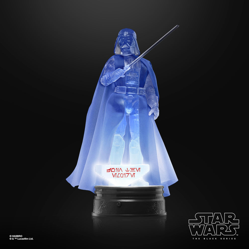 Premium articulation and hologram deco on the Darth Vader Holocomm figure