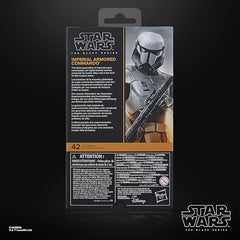 STAR WARS Imperial armored commando figure packaging sealed for collectors.