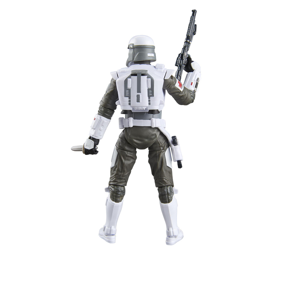 Poseable head, arms, and legs enable varied display setups