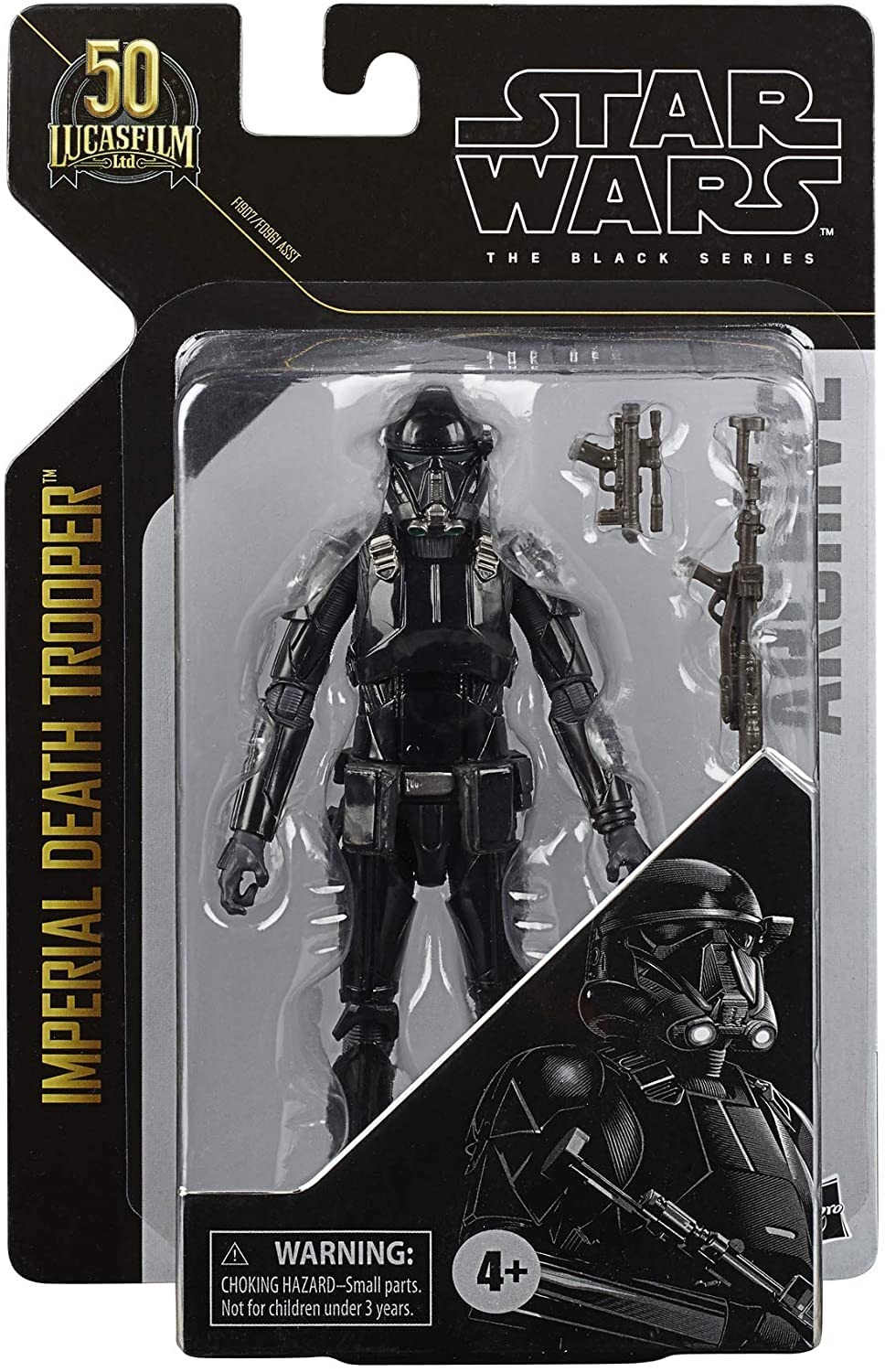 STAR WARS Imperial Death Trooper Archive Pack on a shelf enhances display variety.