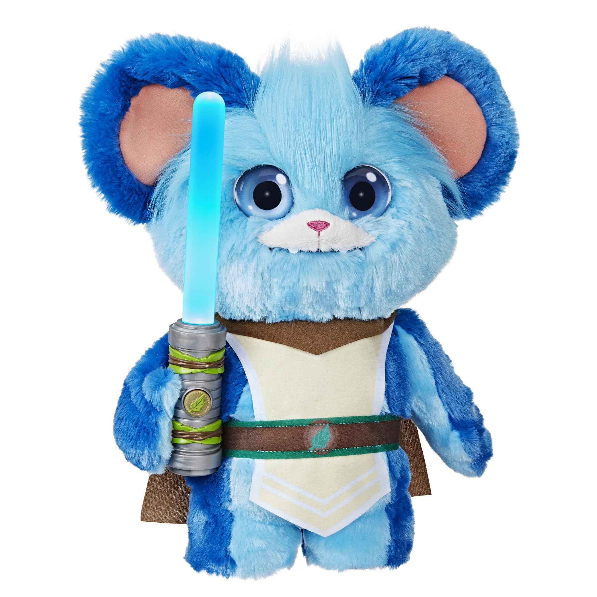 Star Wars Jabberin' Jedi Nubs plush in soft blue fur for cozy play.