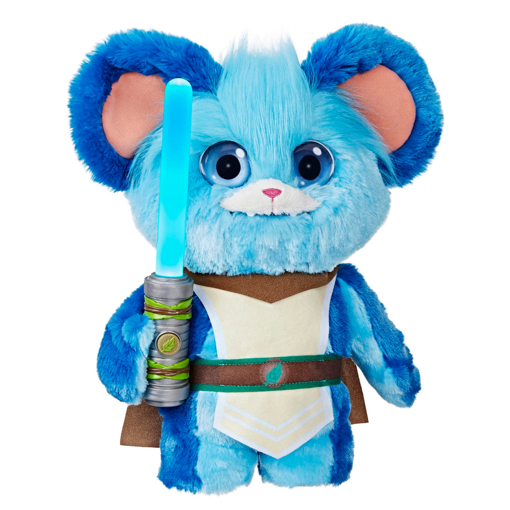 Star Wars Jabberin' Jedi Nubs plush in soft blue fur for cozy play.