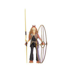 STAR WARS Jar Jar Binks deluxe figure, front view, perfect for display and poseable scenes