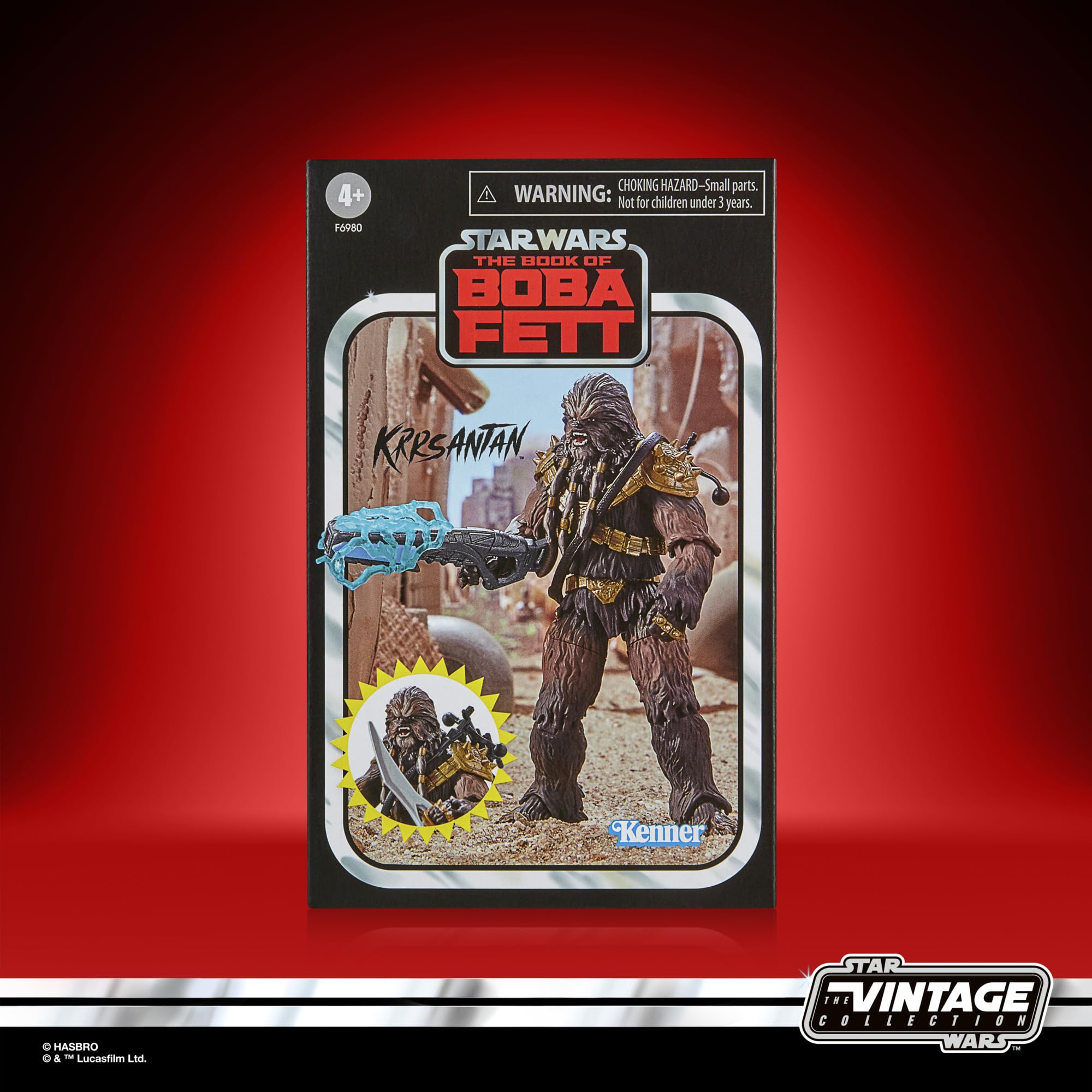 Star Wars Krrsantan detailed deco close-up emphasizes textured fur and cast