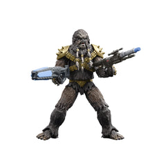 Star Wars Krrsantan figure front view shows poseable joints for display