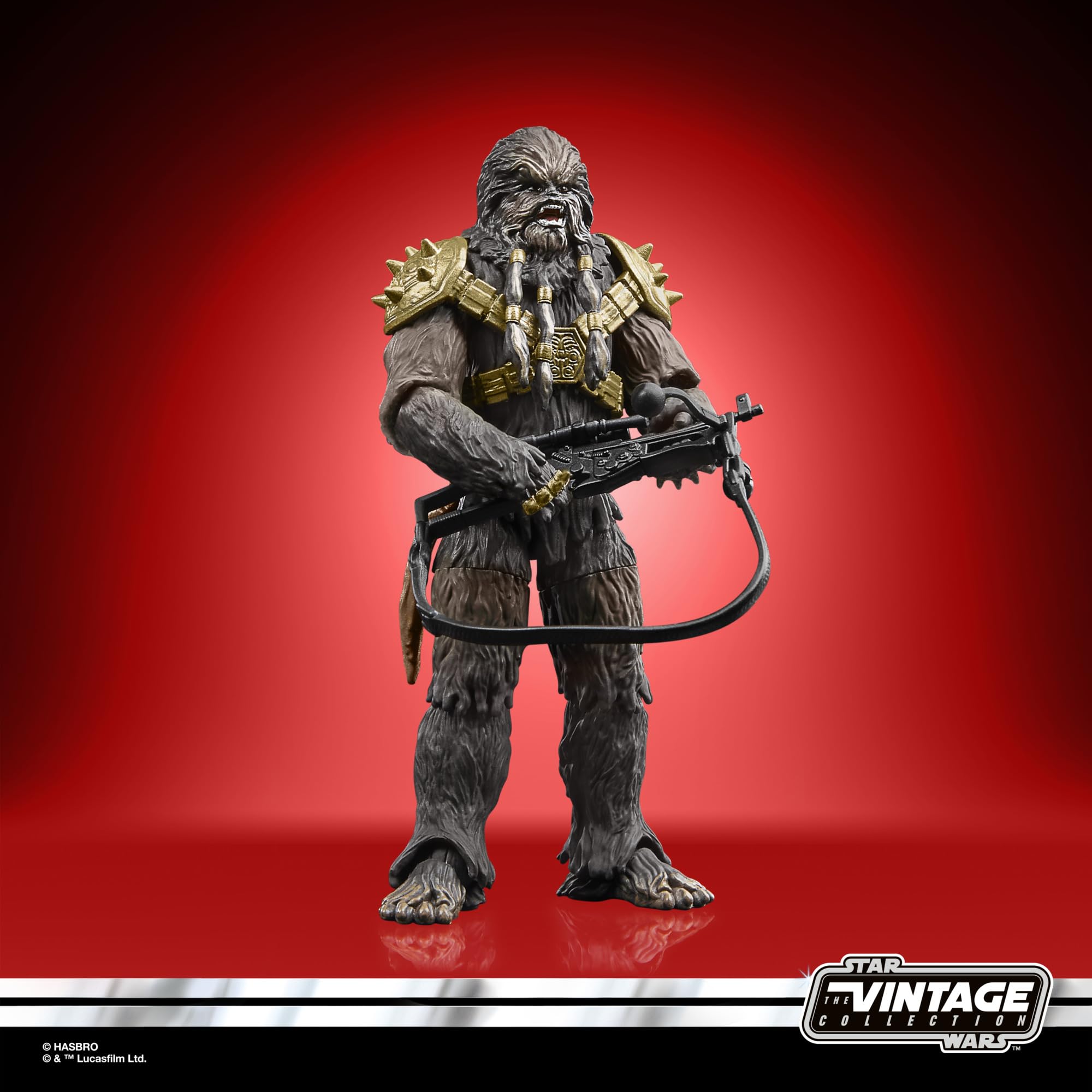 Star Wars Krrsantan packaged display art showcases collector-ready presentation