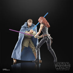 STAR WARS Mara Jade figure, includes accessories for diverse scenes.