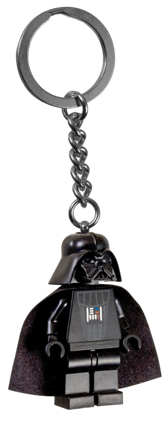 STAR WARS Lego Darth Vader key chain showing sturdy metal ring for daily durability.
