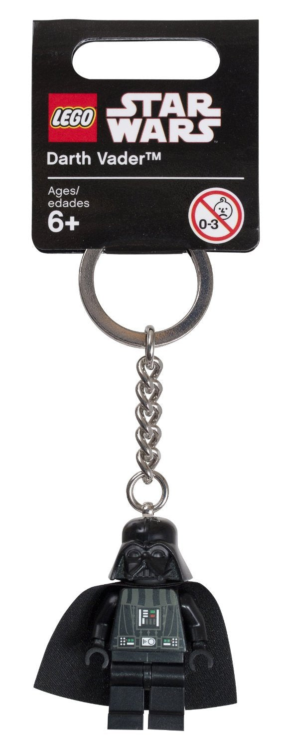STAR WARS Lego Darth Vader key chain with minifigure for secure keys.