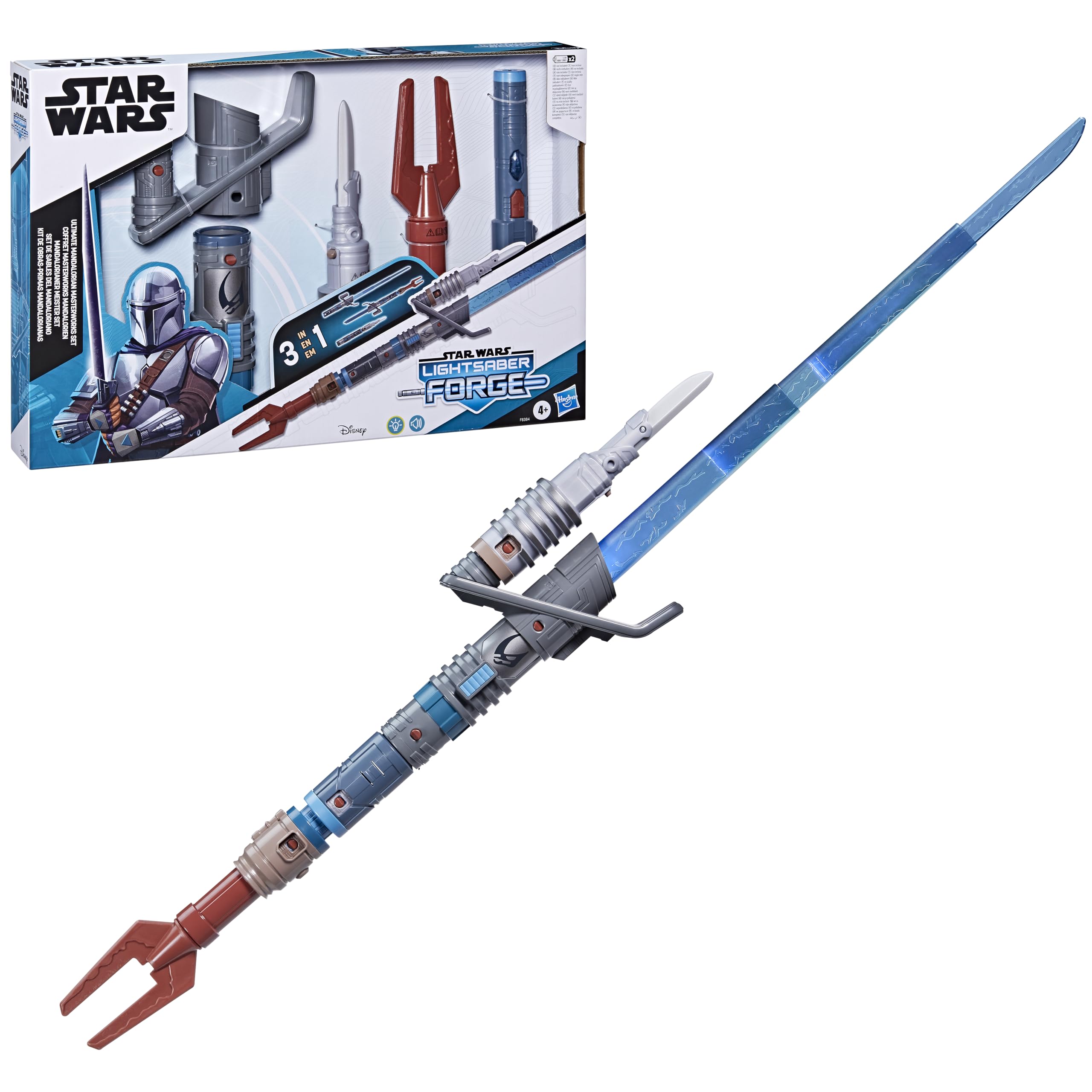 STAR WARS Lightsaber Forge electro-bayonet attachment ready for creative battles