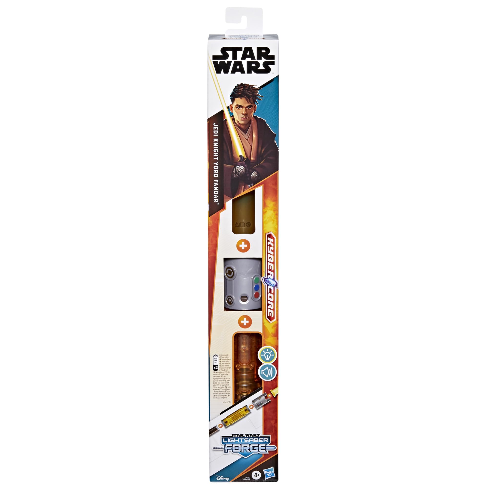 Star Wars Lightsaber Forge Kyber Core glowing core for immersive visual play
