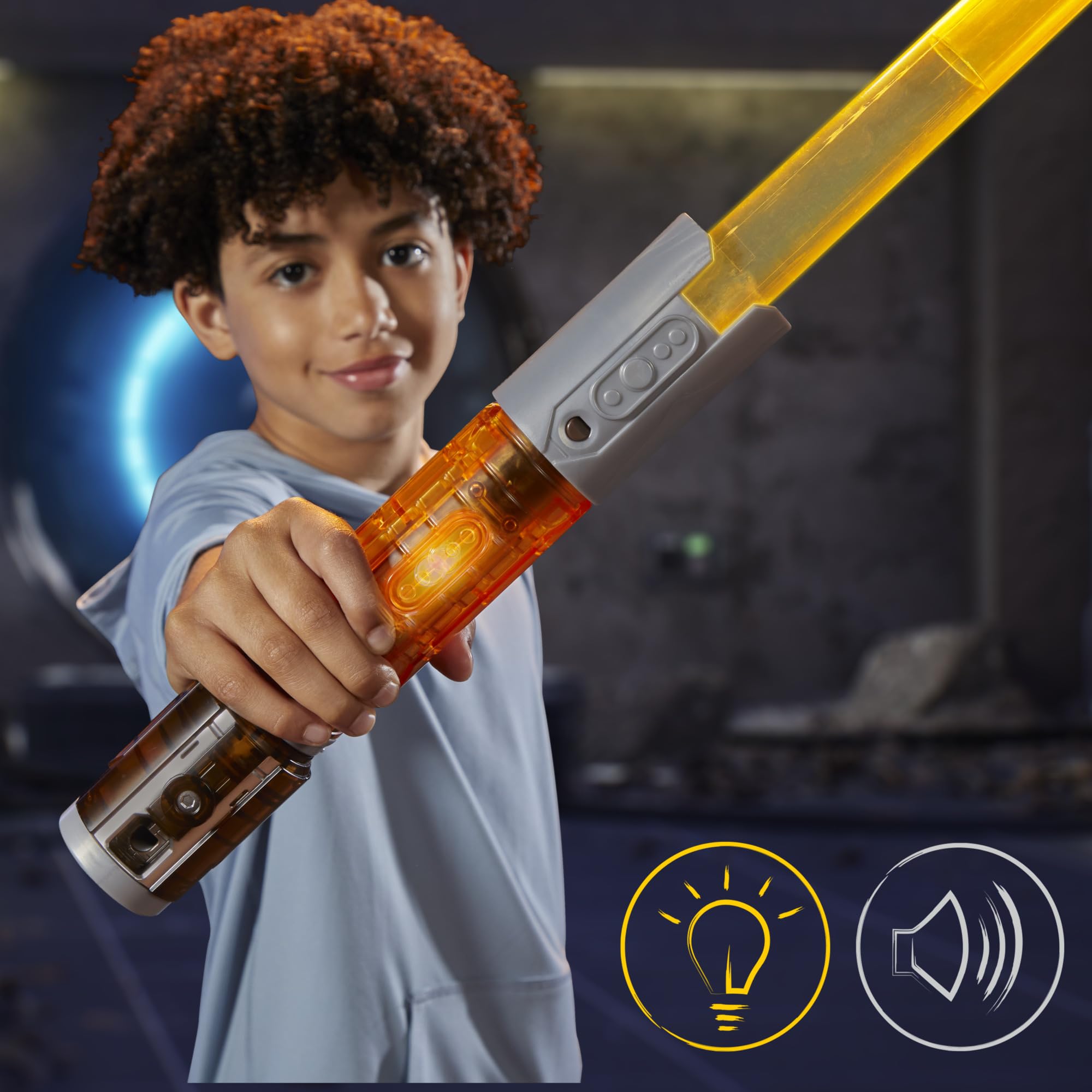 Star Wars Lightsaber Forge Kyber Core character-inspired deco enhances cosplay scenes
