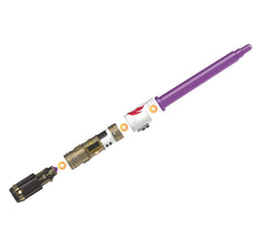 STAR WARS Lightsaber Forge Mace Windu set with blade, cover, and core for pretend duels.