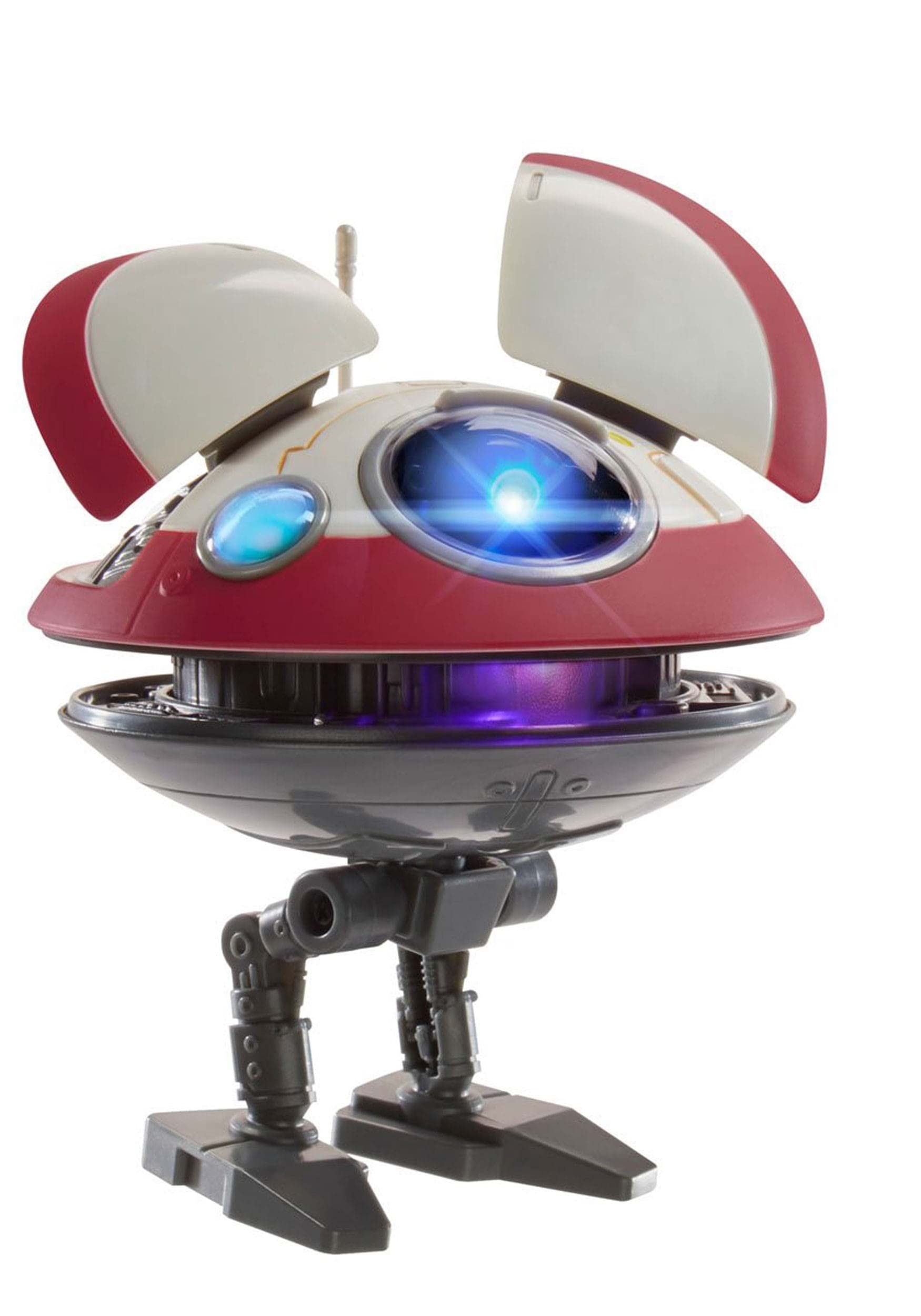 STAR WARS Lola droid toy with head button for interactive sounds and lights, fueling imaginative play.