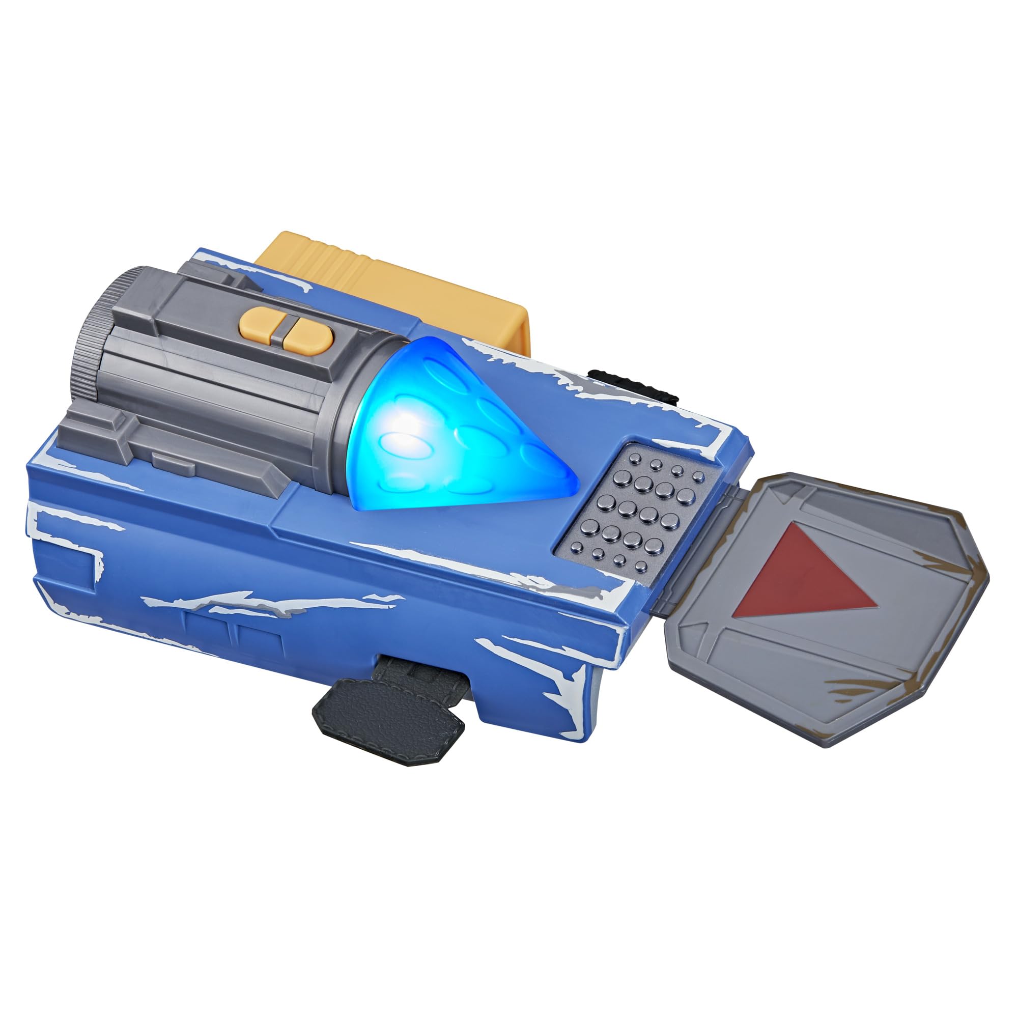 STAR WARS Mandalorian Dual Attack Gauntlet with blue lights for immersive role play.