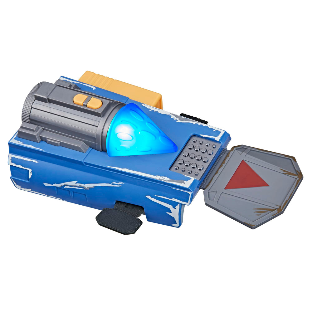 STAR WARS Mandalorian Dual Attack Gauntlet with blue lights for immersive role play.
