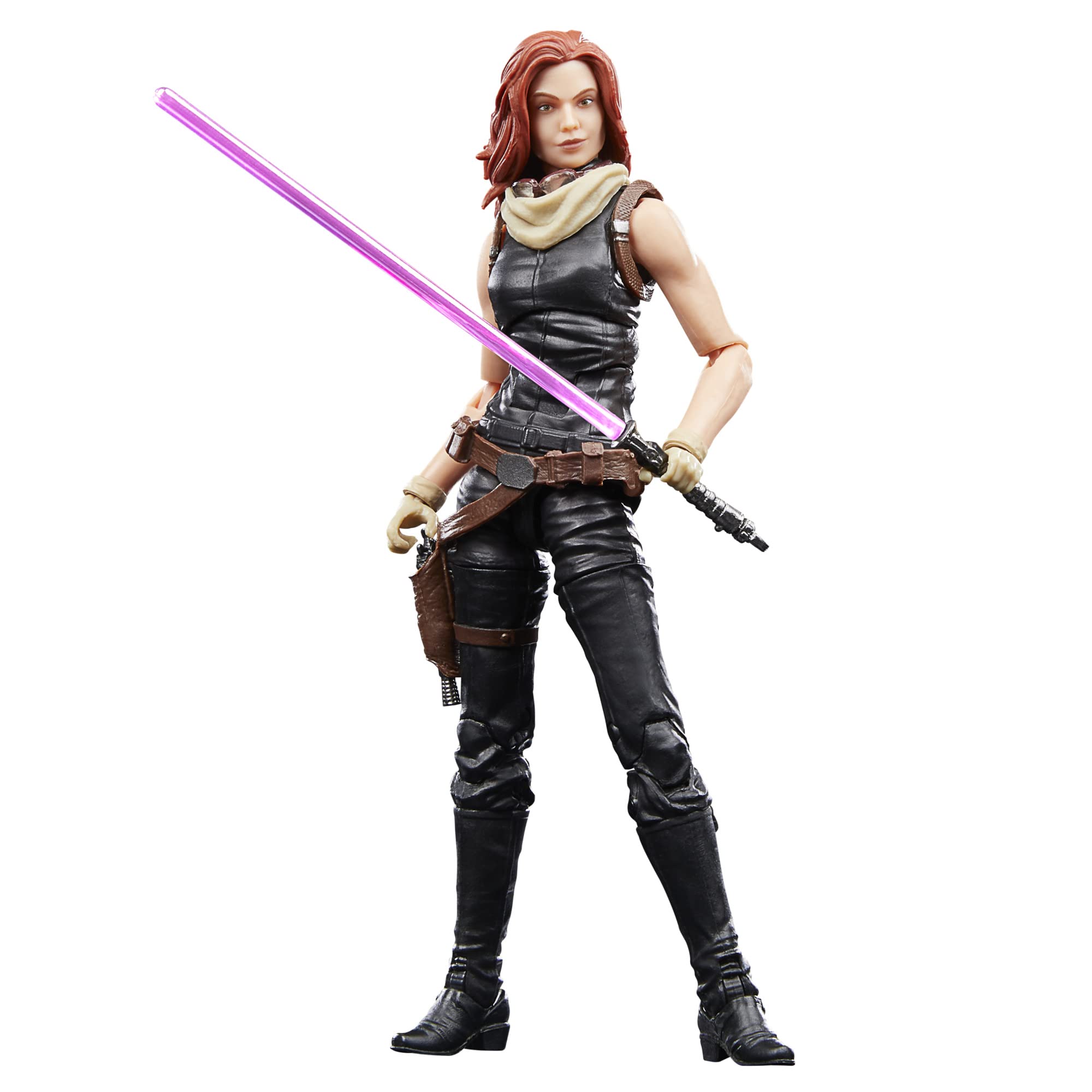 STAR WARS Mara Jade 6-inch figure with blaster, display-ready poseability.