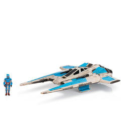 Star Wars Micro Galaxy Fang Fighter opening cockpit for easy access during battles.