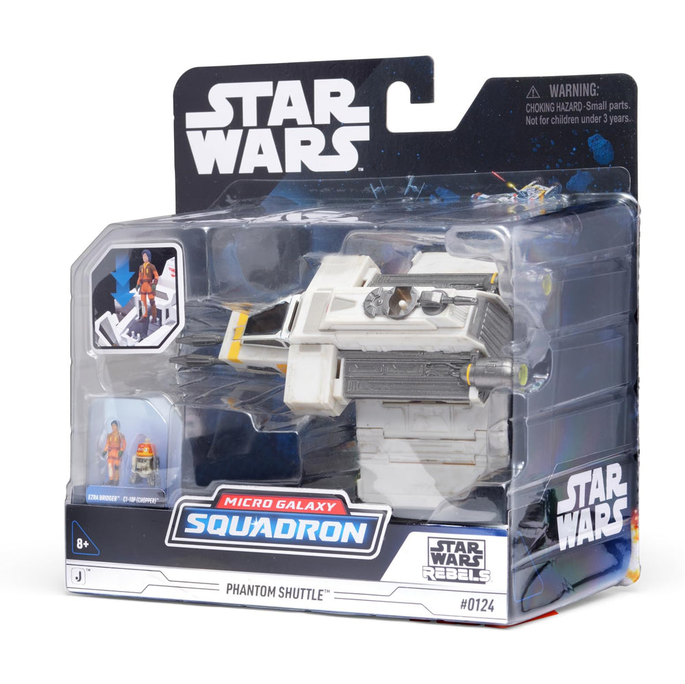 Star Wars Micro Galaxy Phantom Shuttle compact packaging ideal for gifting and travel display