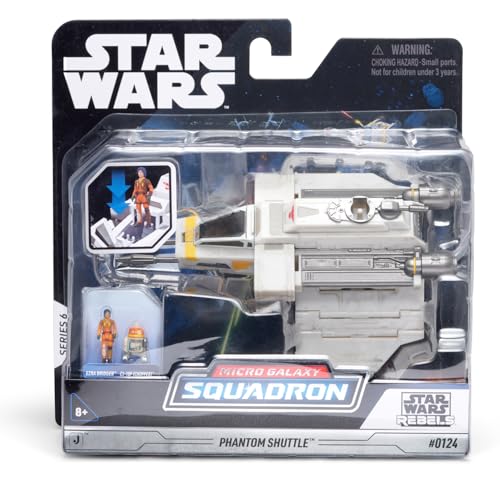 Star Wars Micro Galaxy Phantom Shuttle removable hatch for quick access to micro figures