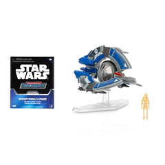 STAR WARS Micro Galaxy Squadron Battle Droid figure accessory enhances play setups.
