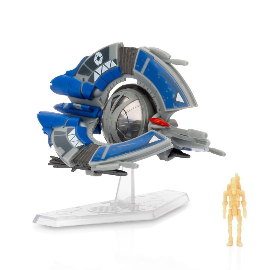 STAR WARS Micro Galaxy Squadron General Grievous Wheelbike increases display variety.