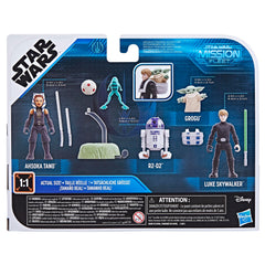 STAR WARS Mission Fleet accessories including backpack and training droid for dynamic play.