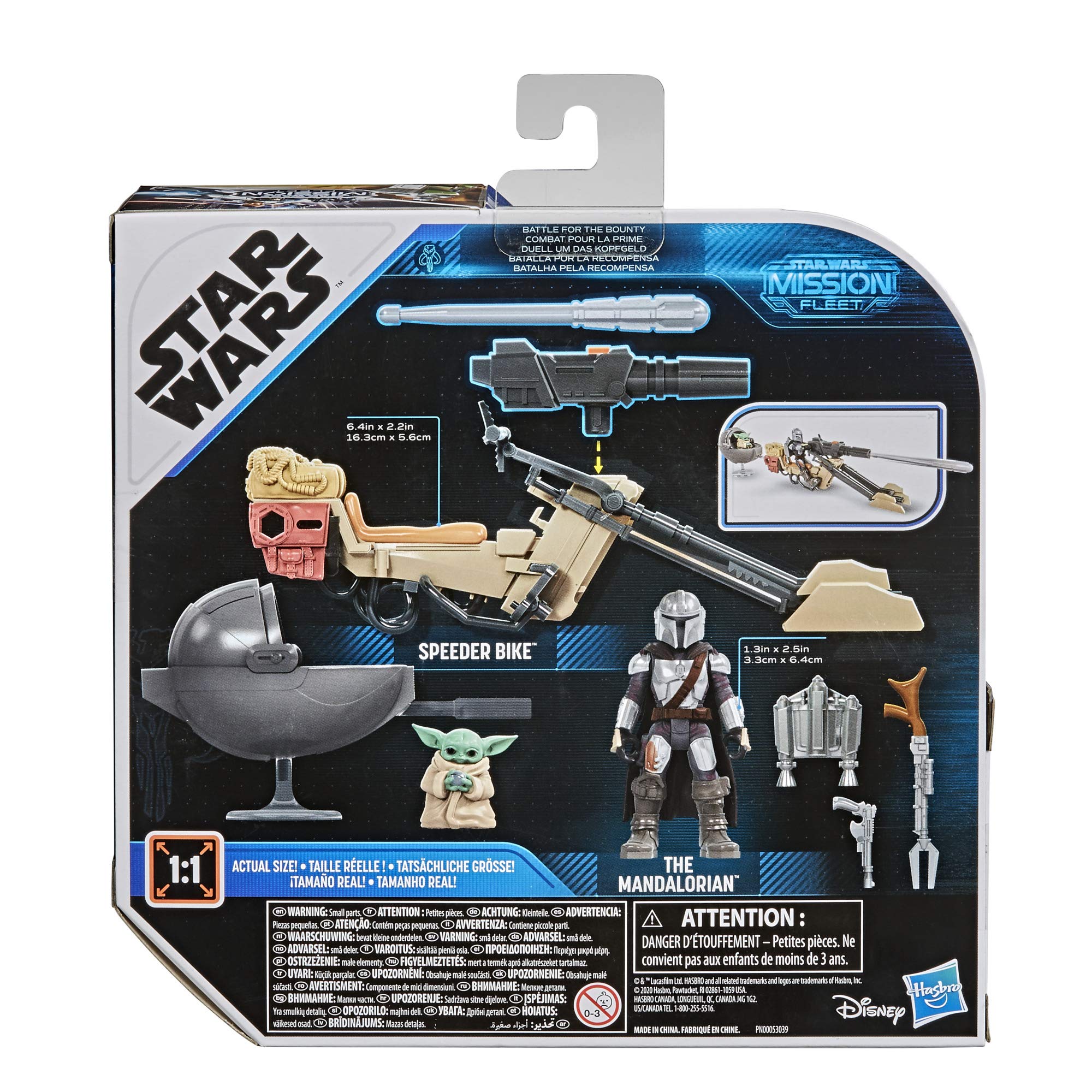 Star Wars Mission Fleet Battle for the Bounty vehicle supports action-packed missions and display-ready scenes.
