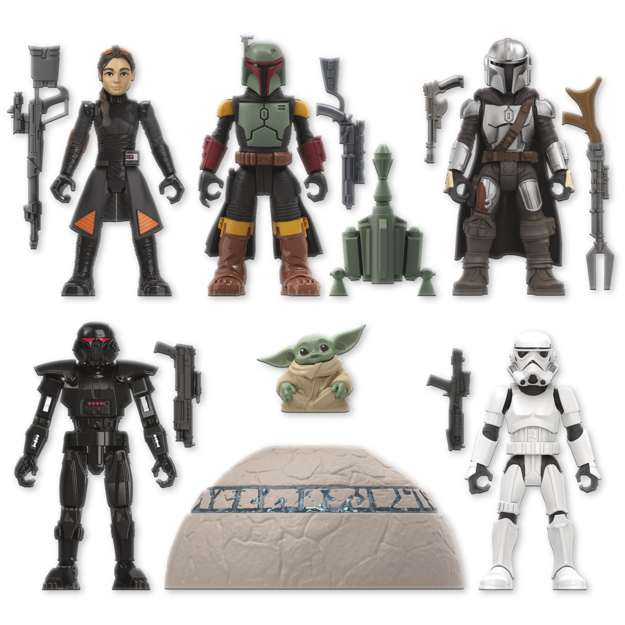 STAR WARS Mission Fleet blaster accessories fit in figures hands