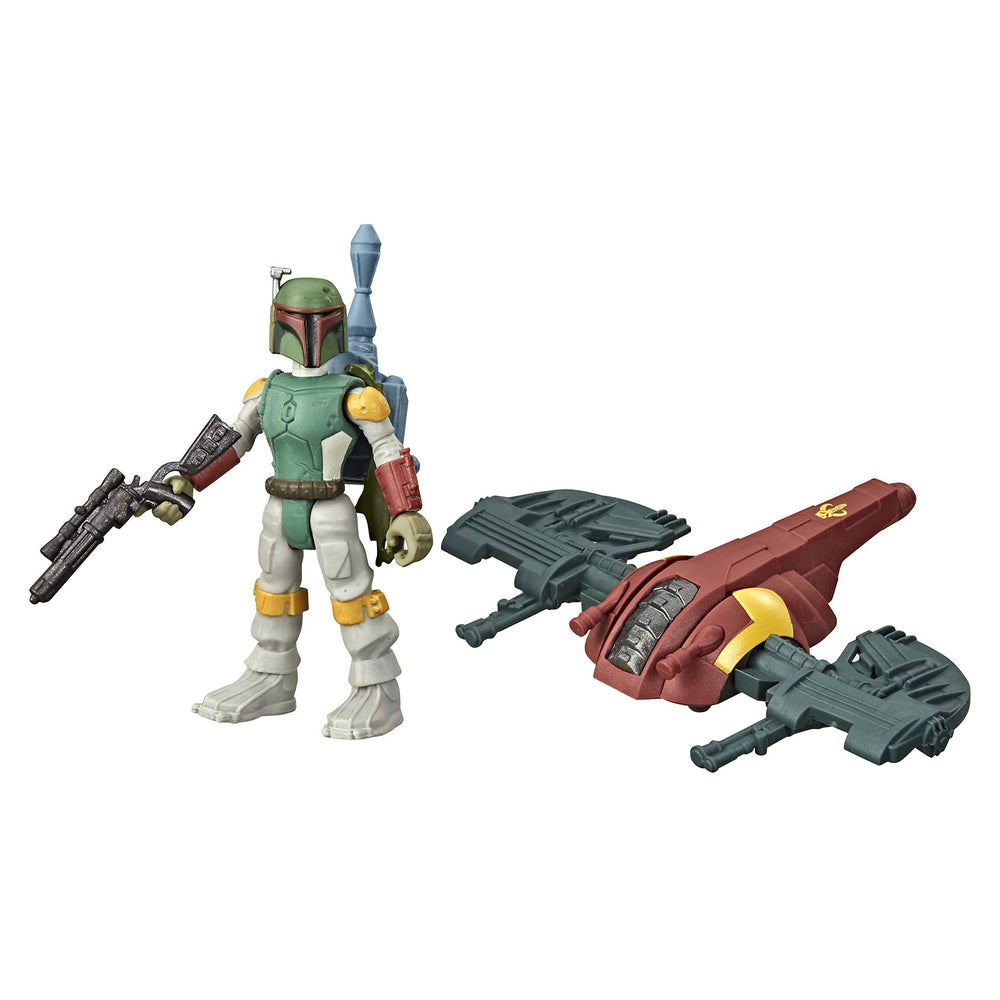 Star Wars Mission Fleet Boba Fett figure capturing Cloud City scene for imaginative play.