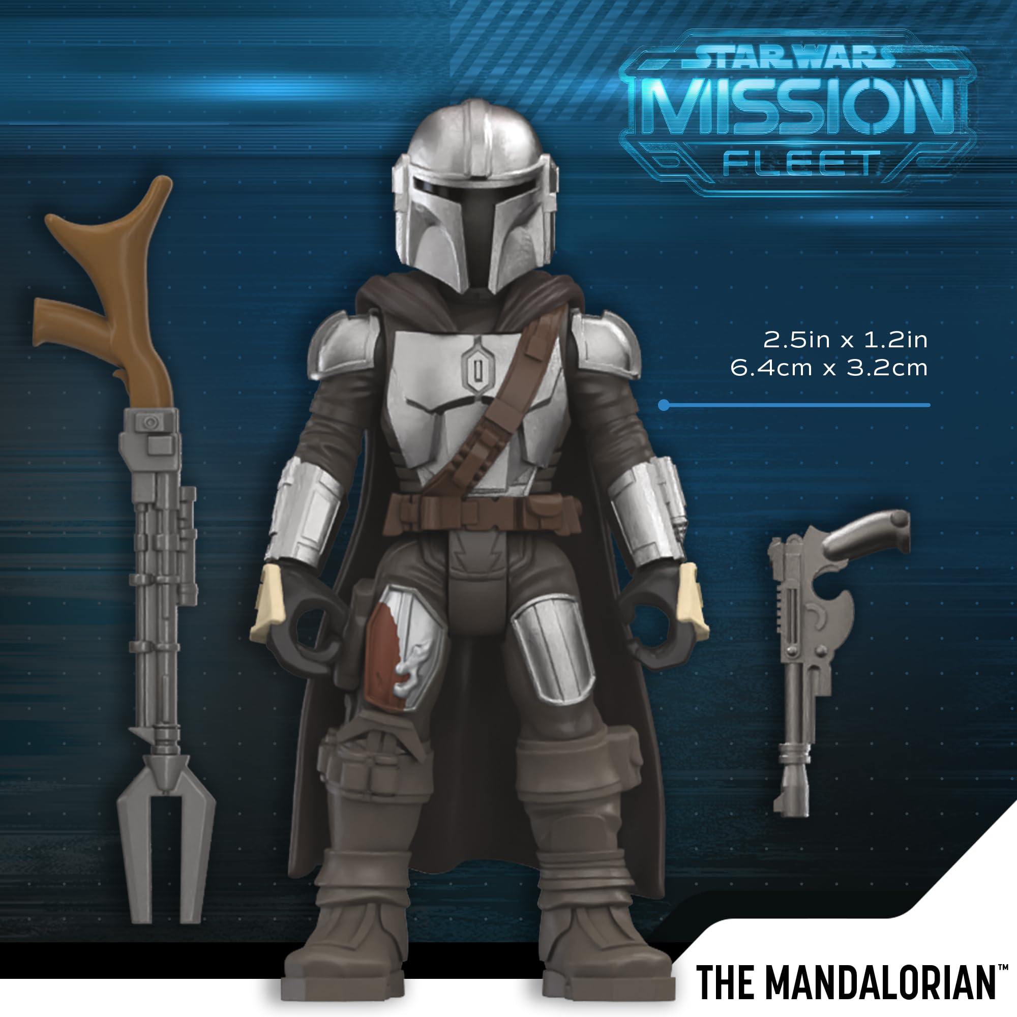 STAR WARS Mission Fleet boba fett figure ideal for battles and collectability
